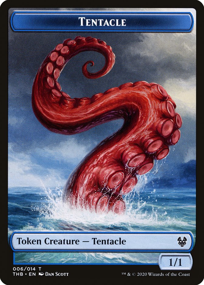 Human Soldier // Tentacle Double-Sided Token [Theros Beyond Death Tokens] | Game Master's Emporium (The New GME)