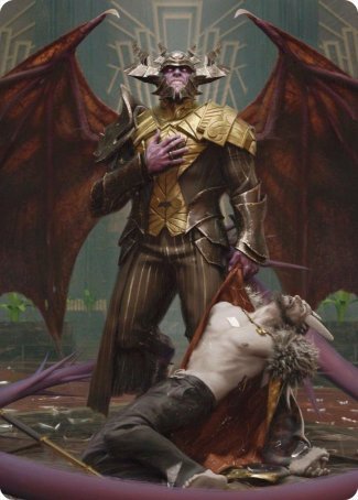 Ob Nixilis, the Adversary 1 Art Card [Streets of New Capenna Art Series] | Game Master's Emporium (The New GME)