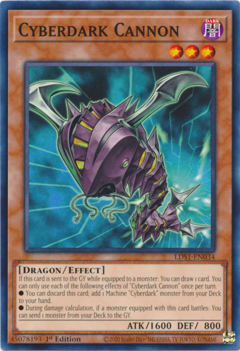 Cyberdark Cannon [LDS1-EN034] Common | Game Master's Emporium (The New GME)