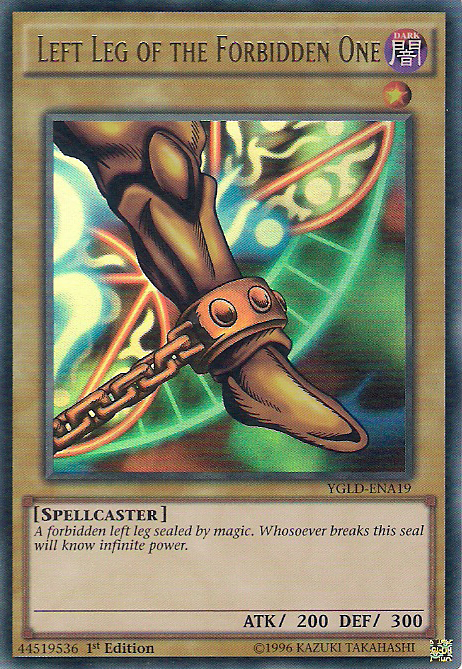 Left Leg of the Forbidden One [YGLD-ENA19] Ultra Rare | Game Master's Emporium (The New GME)