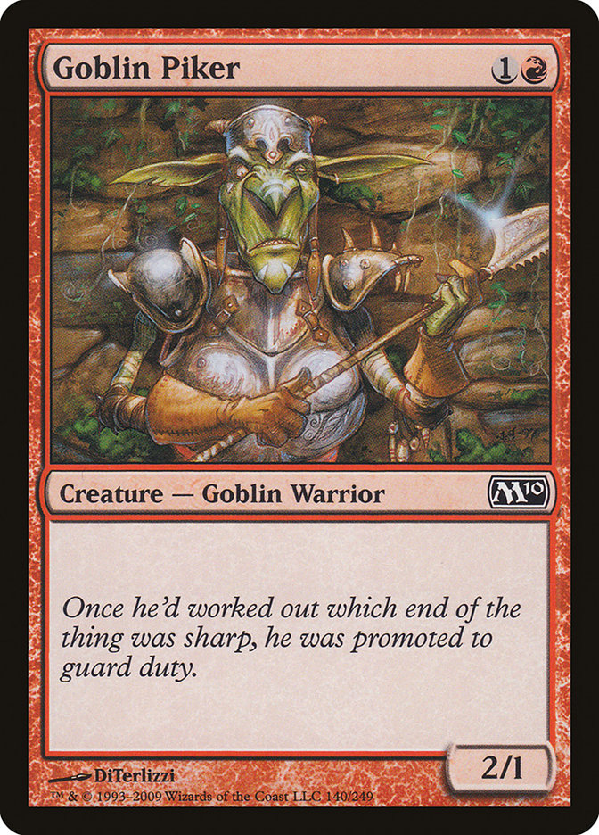 Goblin Piker [Magic 2010] | Game Master's Emporium (The New GME)