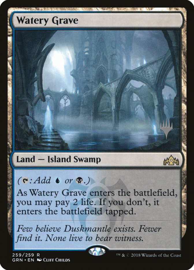 Watery Grave (Promo Pack) [Guilds of Ravnica Promos] | Game Master's Emporium (The New GME)