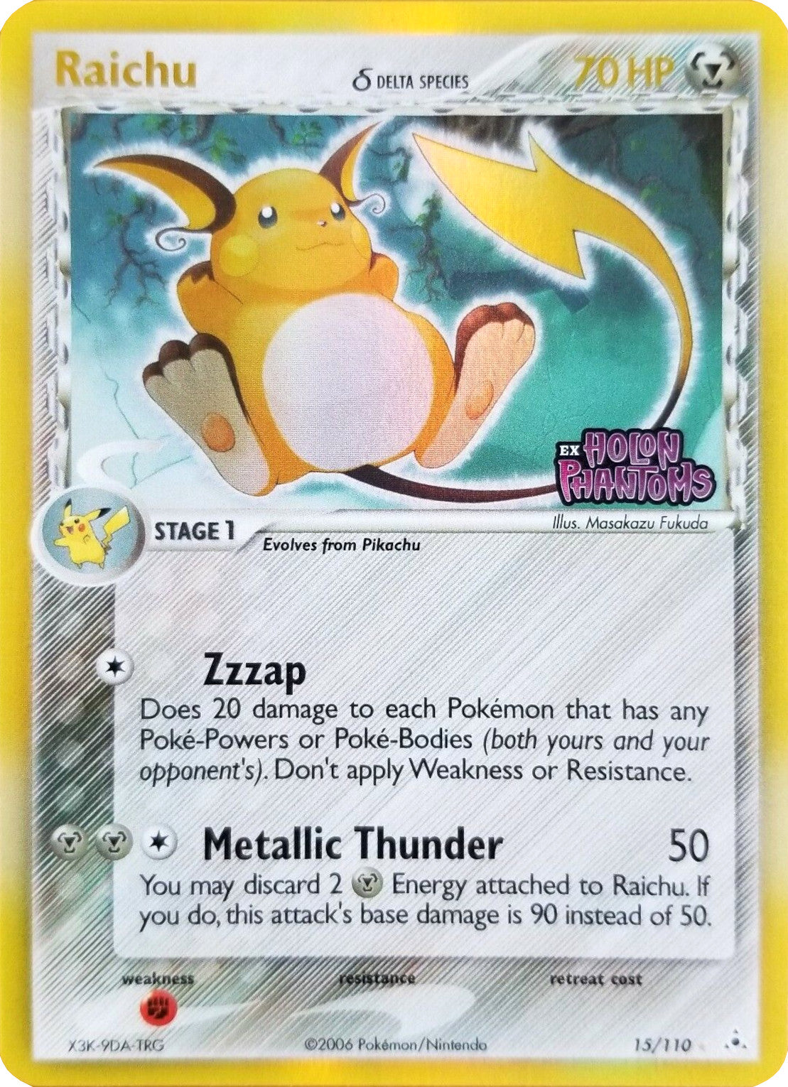 Raichu (15/110) (Delta Species) (Stamped) [EX: Holon Phantoms] | Game Master's Emporium (The New GME)