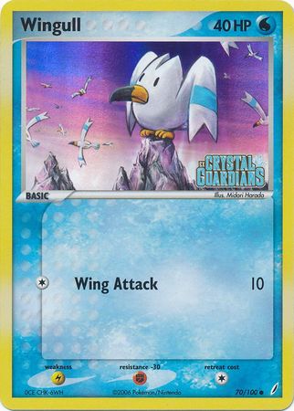 Wingull (70/100) (Stamped) [EX: Crystal Guardians] | Game Master's Emporium (The New GME)