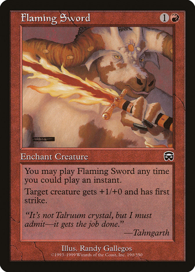 Flaming Sword [Mercadian Masques] | Game Master's Emporium (The New GME)