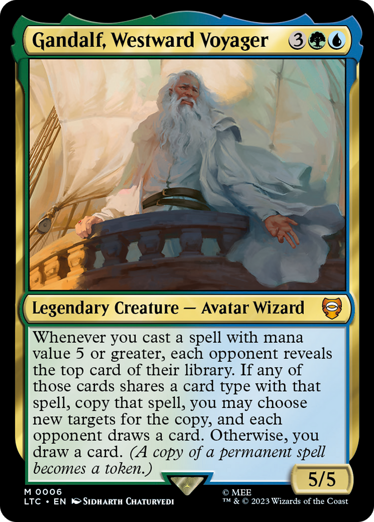 Gandalf, Westward Voyager [The Lord of the Rings: Tales of Middle-Earth Commander] | Game Master's Emporium (The New GME)