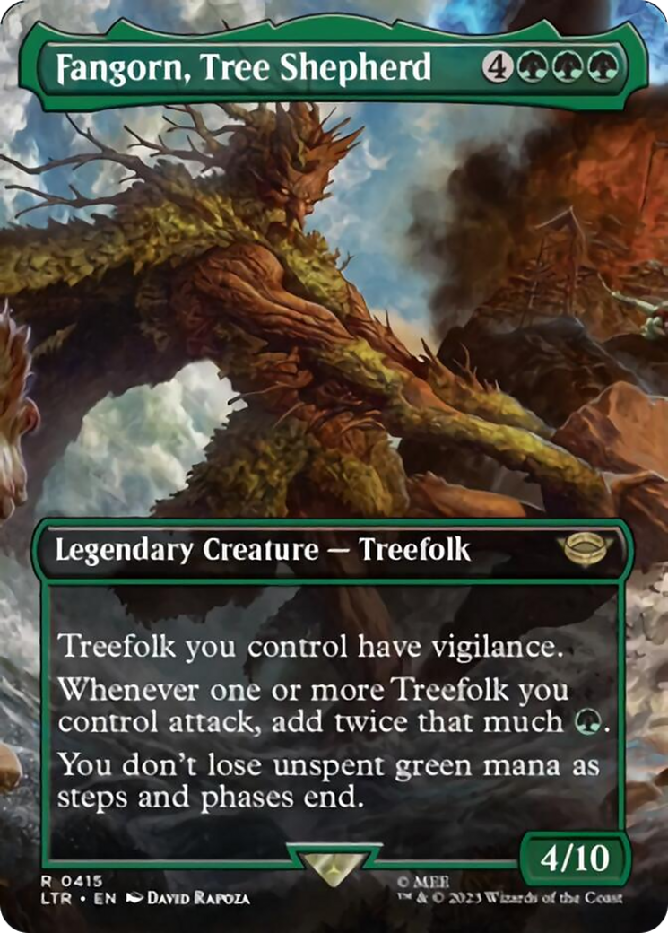 Fangorn, Tree Shepherd (Borderless Alternate Art) [The Lord of the Rings: Tales of Middle-Earth] | Game Master's Emporium (The New GME)