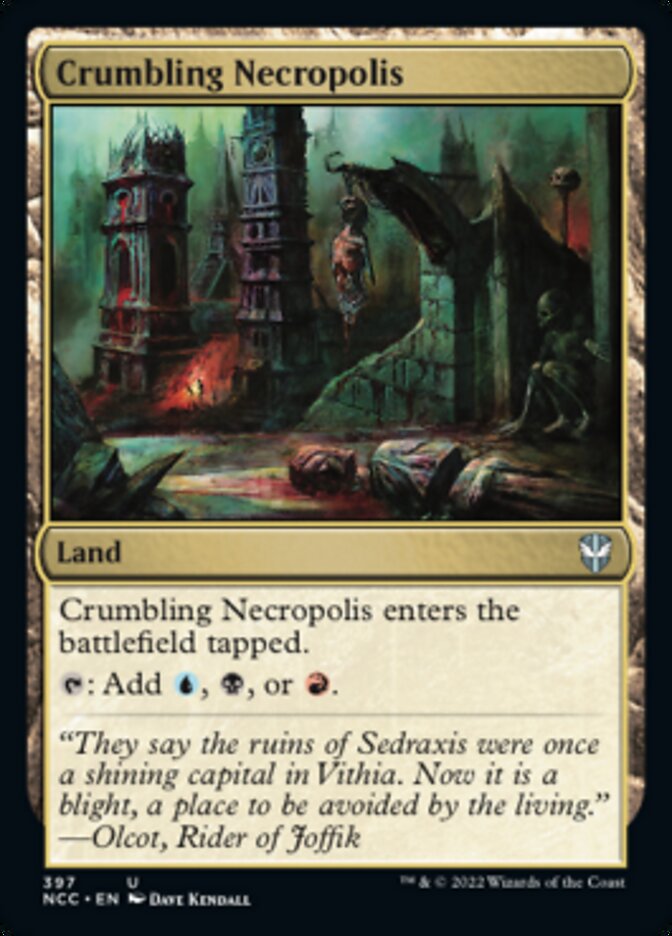 Crumbling Necropolis [Streets of New Capenna Commander] | Game Master's Emporium (The New GME)