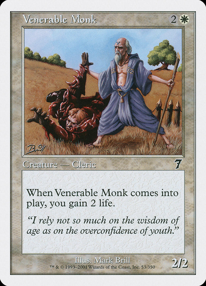 Venerable Monk [Seventh Edition] | Game Master's Emporium (The New GME)