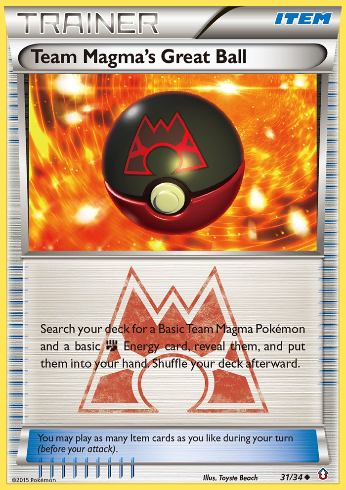 Team Magma's Great Ball (31/34) [XY: Double Crisis] | Game Master's Emporium (The New GME)