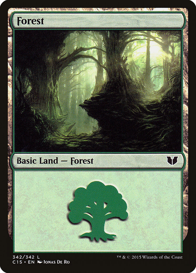 Forest (342) [Commander 2015] | Game Master's Emporium (The New GME)