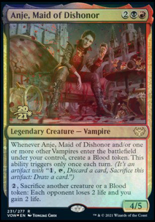 Anje, Maid of Dishonor [Innistrad: Crimson Vow Prerelease Promos] | Game Master's Emporium (The New GME)