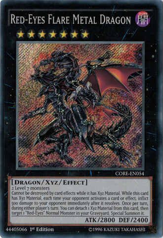 Red-Eyes Flare Metal Dragon [CORE-EN054] Secret Rare | Game Master's Emporium (The New GME)