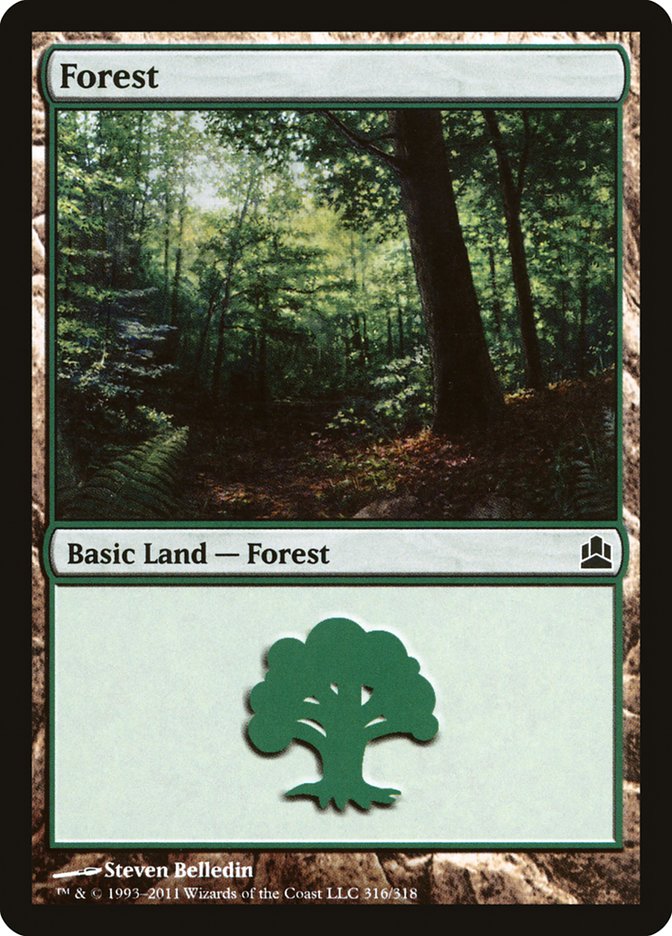 Forest (316) [Commander 2011] | Game Master's Emporium (The New GME)