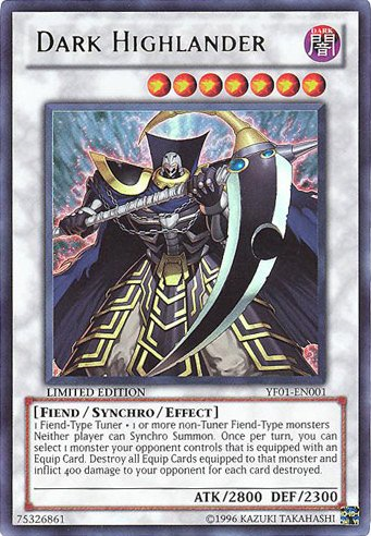 Dark Highlander [YF01-EN001] Ultra Rare | Game Master's Emporium (The New GME)