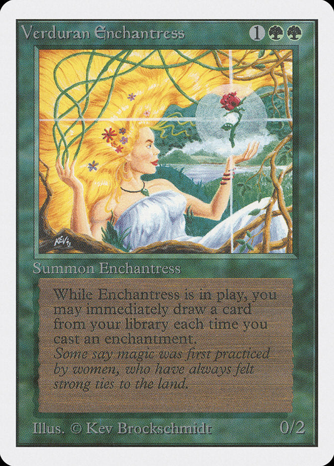 Verduran Enchantress [Unlimited Edition] | Game Master's Emporium (The New GME)