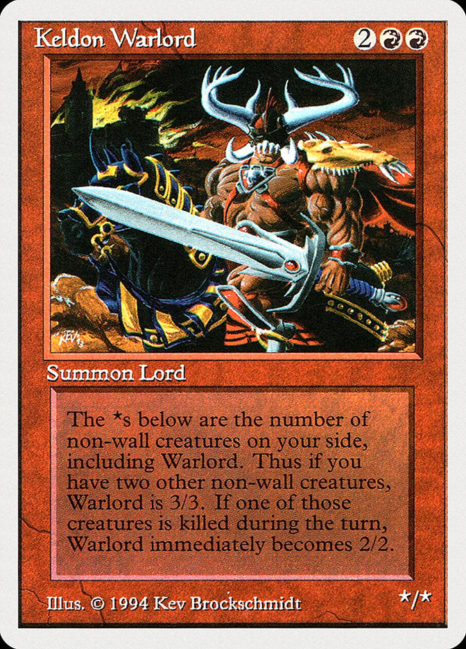 Keldon Warlord [Summer Magic / Edgar] | Game Master's Emporium (The New GME)