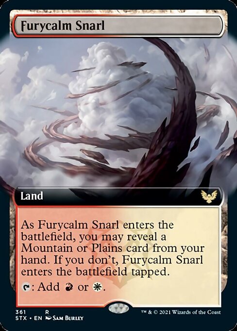 Furycalm Snarl (Extended Art) [Strixhaven: School of Mages] | Game Master's Emporium (The New GME)