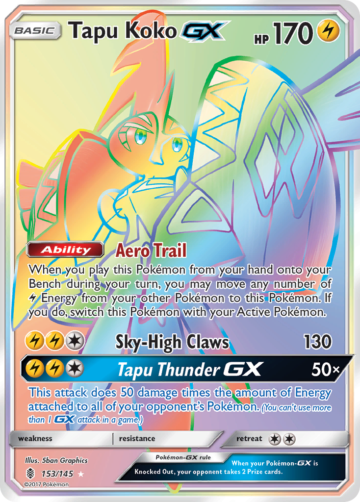 Tapu Koko GX (153/145) [Sun & Moon: Guardians Rising] | Game Master's Emporium (The New GME)