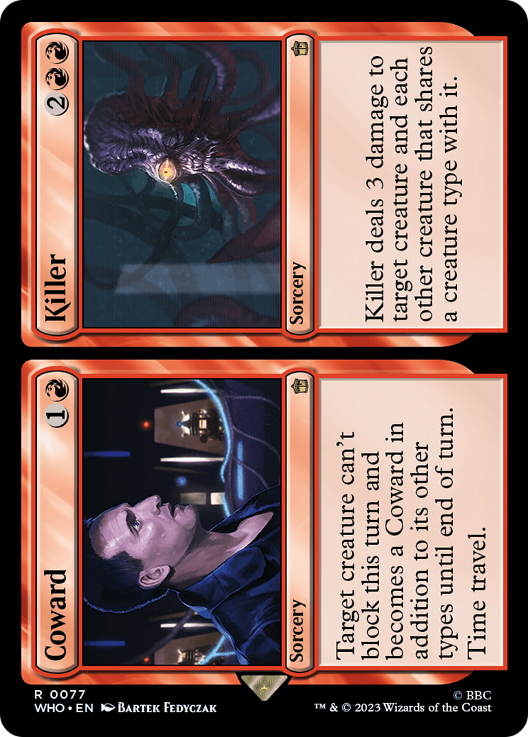 Coward // Killer [Doctor Who] | Game Master's Emporium (The New GME)