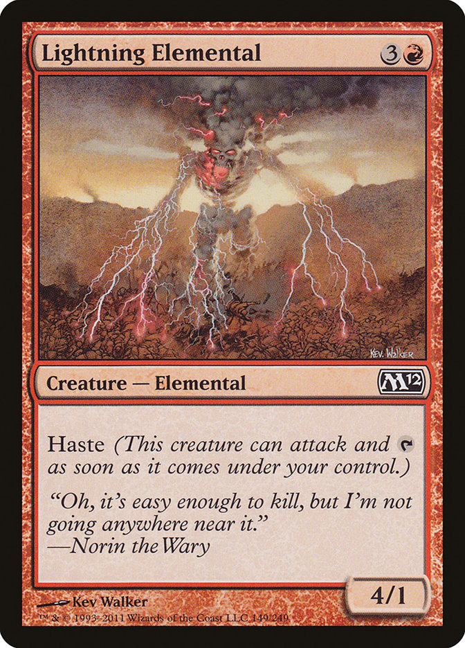 Lightning Elemental [Magic 2012] | Game Master's Emporium (The New GME)