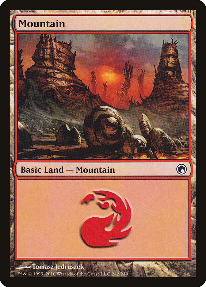 Mountain (242) [Scars of Mirrodin] | Game Master's Emporium (The New GME)