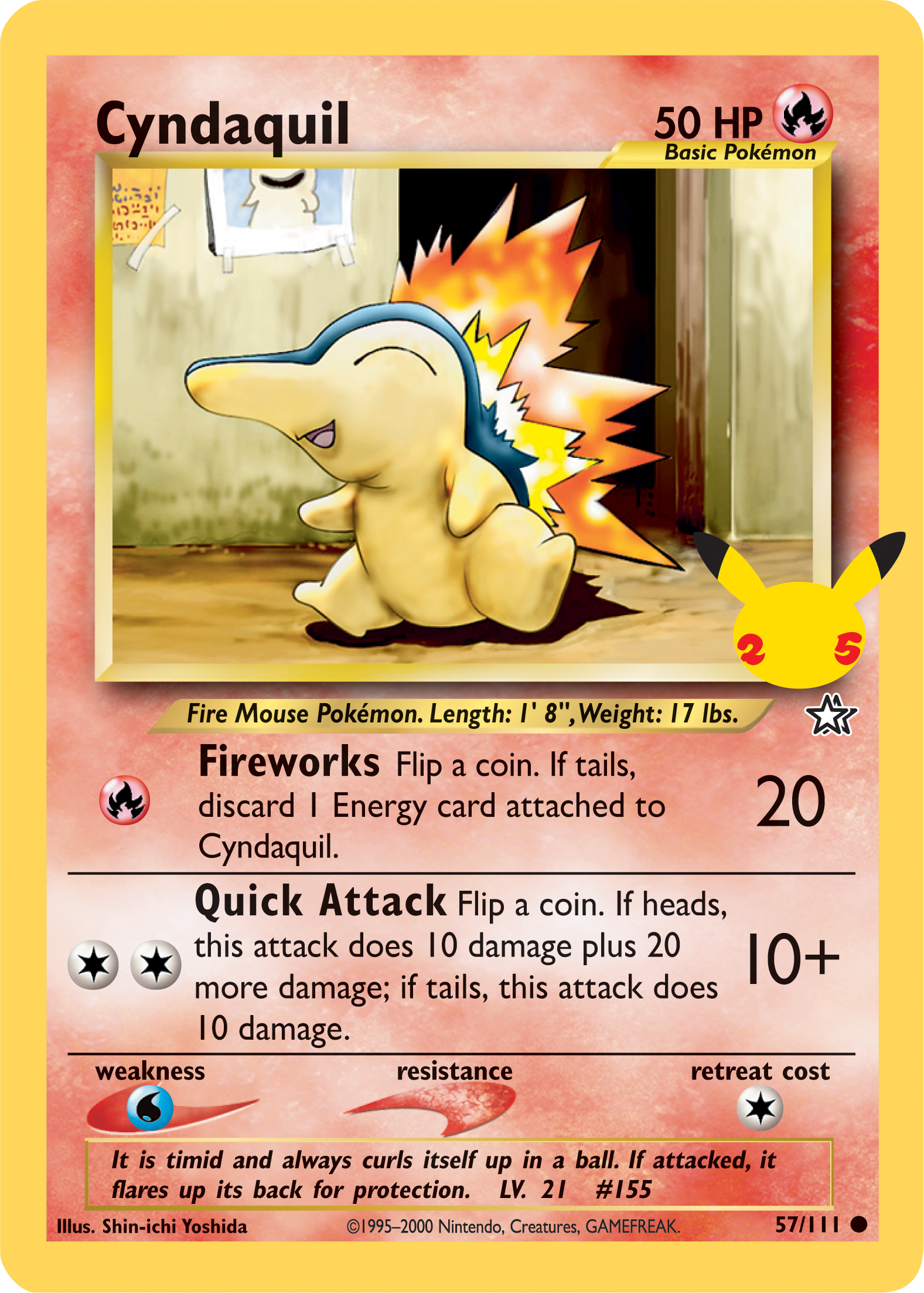 Cyndaquil (57/111) [First Partner Pack] | Game Master's Emporium (The New GME)