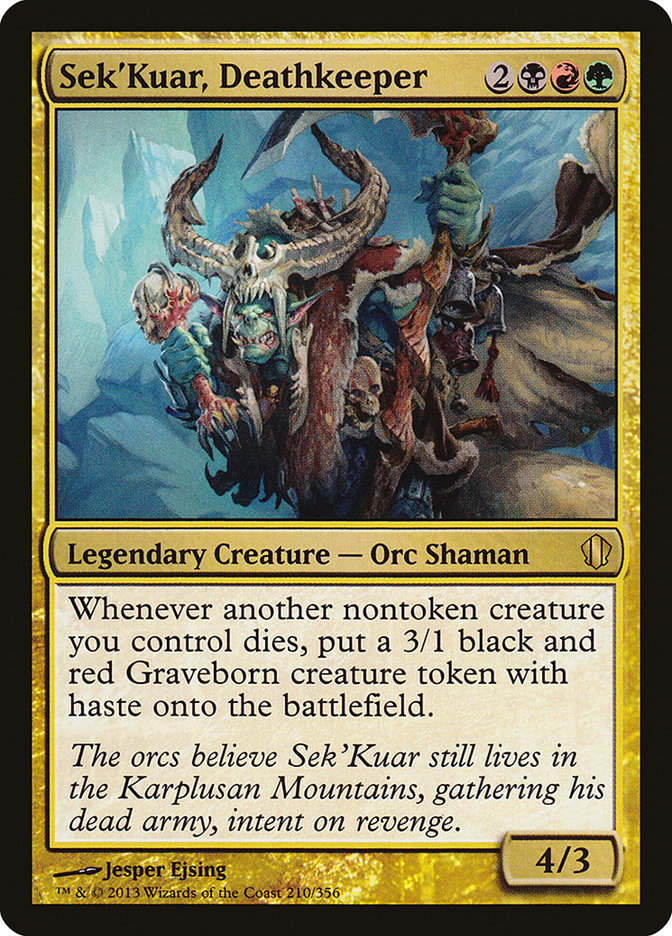 Sek'Kuar, Deathkeeper [Commander 2013] | Game Master's Emporium (The New GME)