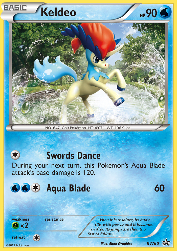 Keldeo (BW60) [Black & White: Black Star Promos] | Game Master's Emporium (The New GME)