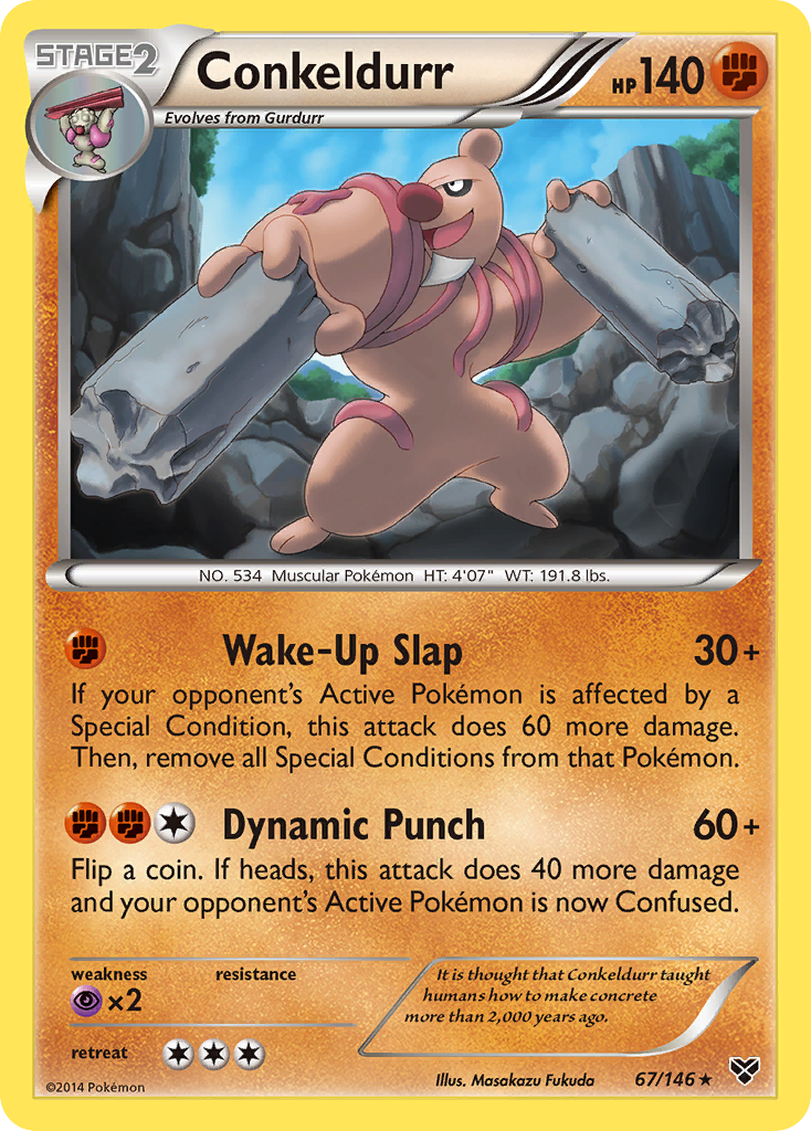 Conkeldurr (67/146) [XY: Base Set] | Game Master's Emporium (The New GME)