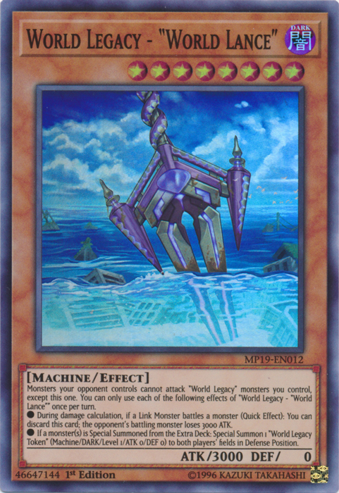 World Legacy - "World Lance" [MP19-EN012] Super Rare | Game Master's Emporium (The New GME)