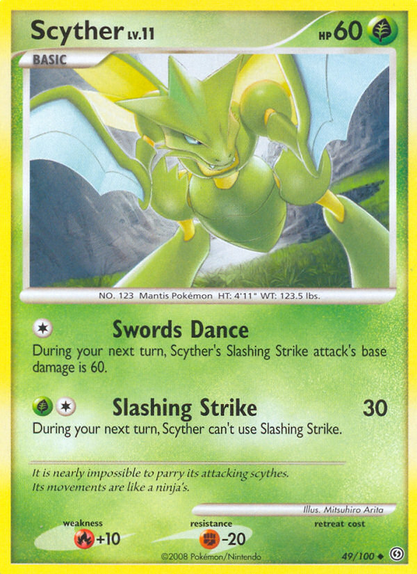 Scyther (49/100) [Diamond & Pearl: Stormfront] | Game Master's Emporium (The New GME)