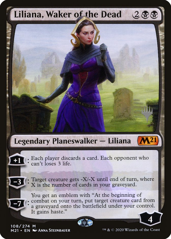 Liliana, Waker of the Dead (Promo Pack) [Core Set 2021 Promos] | Game Master's Emporium (The New GME)