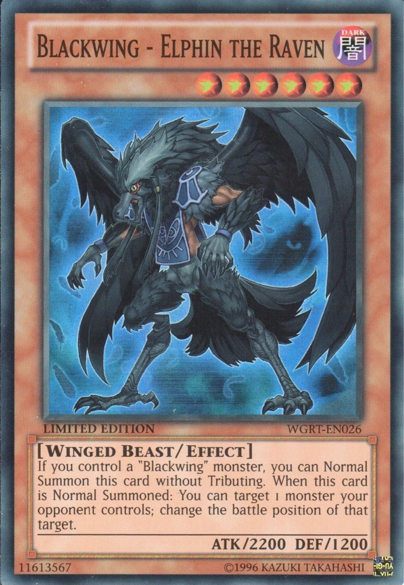 Blackwing - Elphin the Raven [WGRT-EN026] Super Rare | Game Master's Emporium (The New GME)