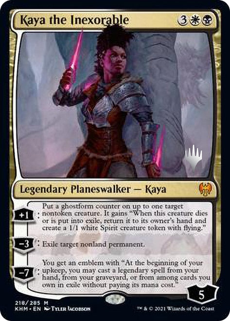 Kaya the Inexorable (Promo Pack) [Kaldheim Promos] | Game Master's Emporium (The New GME)