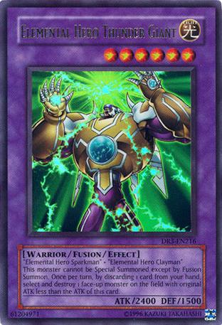 Elemental Hero Thunder Giant [DR3-EN216] Ultra Rare | Game Master's Emporium (The New GME)