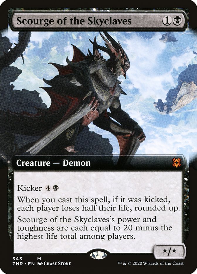 Scourge of the Skyclaves (Extended Art) [Zendikar Rising] | Game Master's Emporium (The New GME)