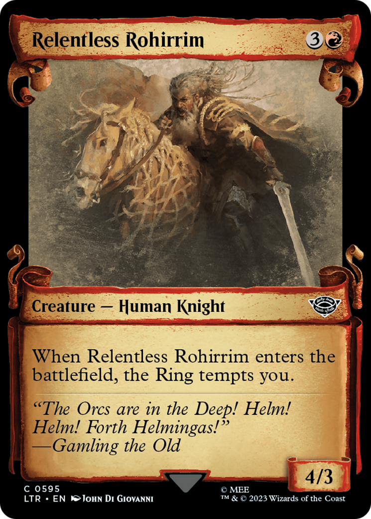 Relentless Rohirrim [The Lord of the Rings: Tales of Middle-Earth Showcase Scrolls] | Game Master's Emporium (The New GME)