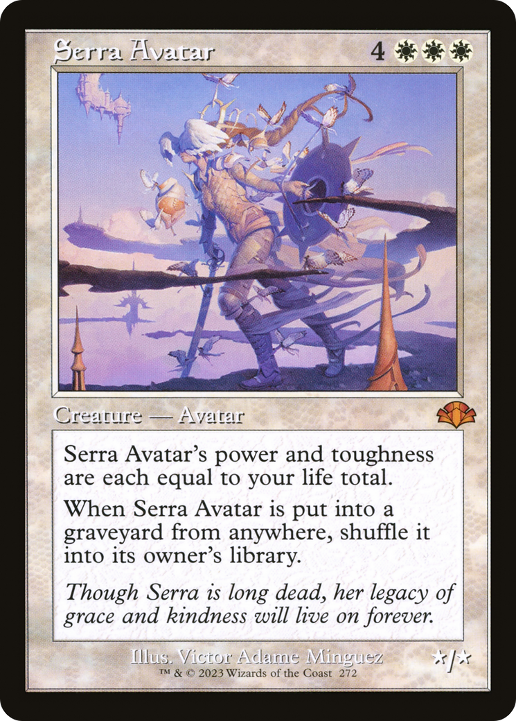Serra Avatar (Retro) [Dominaria Remastered] | Game Master's Emporium (The New GME)