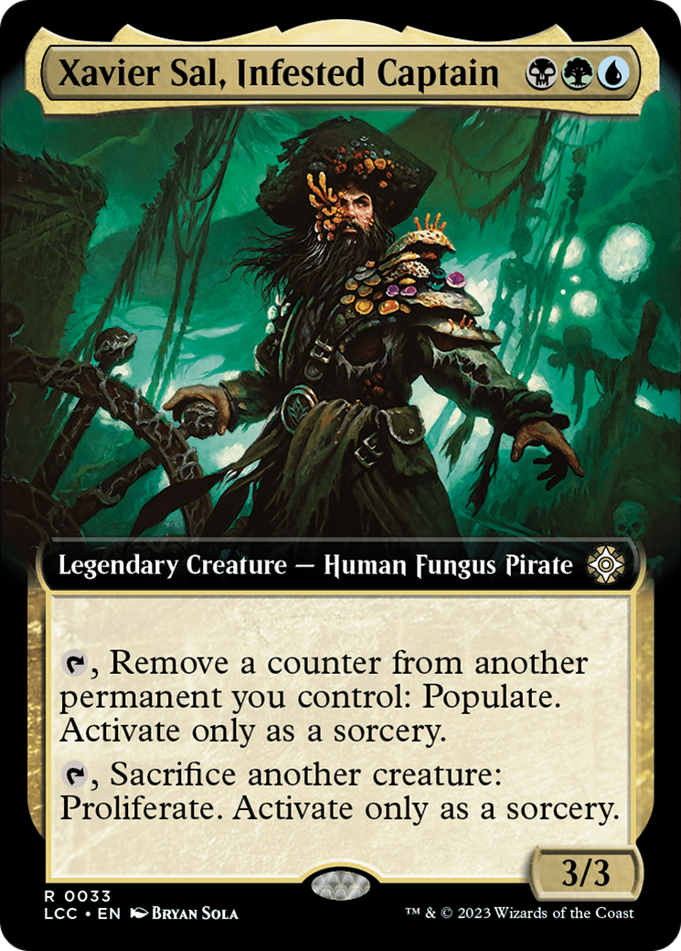 Xavier Sal, Infested Captain (Extended Art) [The Lost Caverns of Ixalan Commander] | Game Master's Emporium (The New GME)