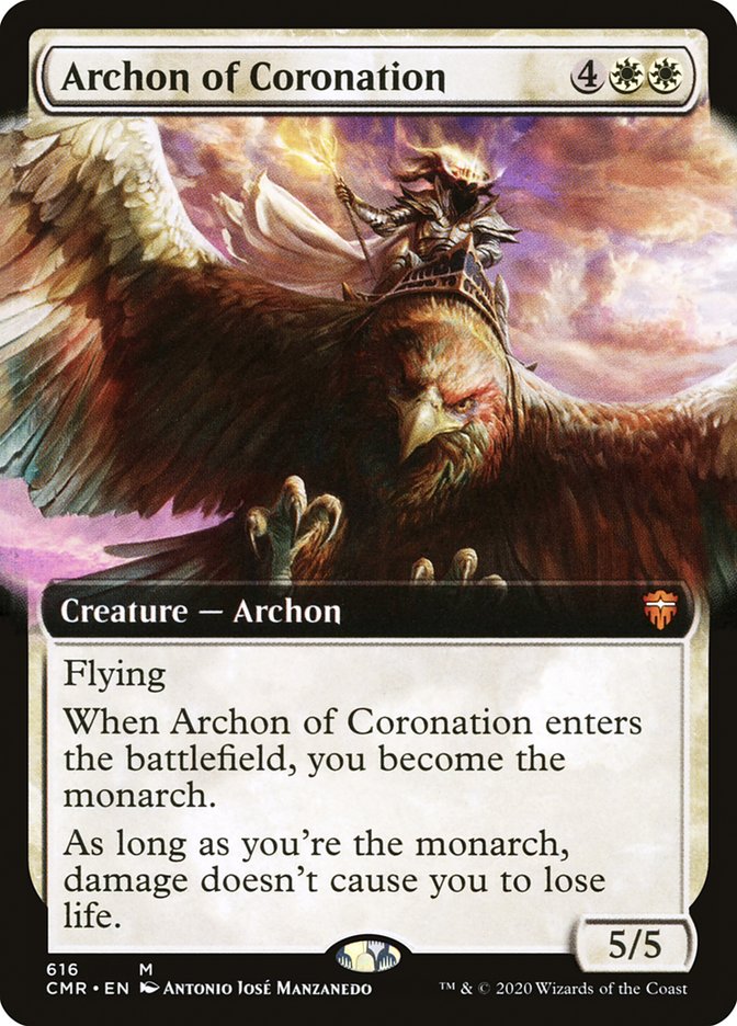 Archon of Coronation (Extended Art) [Commander Legends] | Game Master's Emporium (The New GME)