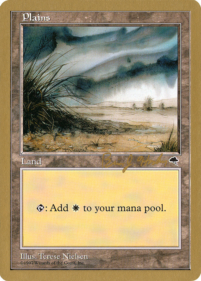 Plains (bh333) (Brian Hacker) [World Championship Decks 1998] | Game Master's Emporium (The New GME)