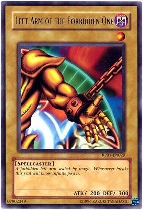 Left Arm of the Forbidden One [RP01-EN020] Rare | Game Master's Emporium (The New GME)