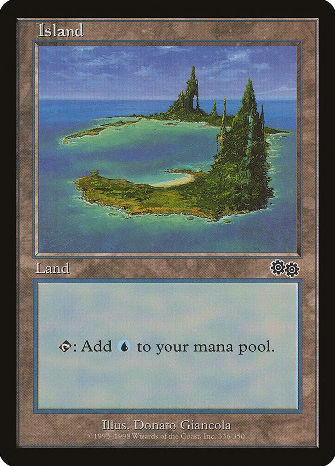 Island (336) [Urza's Saga] | Game Master's Emporium (The New GME)