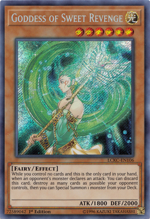 Goddess of Sweet Revenge [LCKC-EN106] Secret Rare | Game Master's Emporium (The New GME)