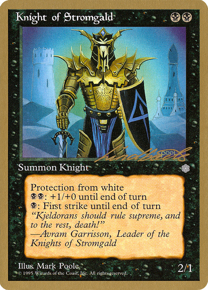 Knight of Stromgald (Leon Lindback) [Pro Tour Collector Set] | Game Master's Emporium (The New GME)