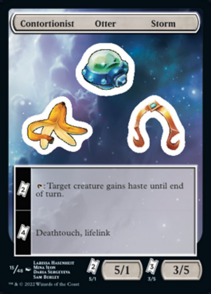 Contortionist Otter Storm [Unfinity Stickers] | Game Master's Emporium (The New GME)