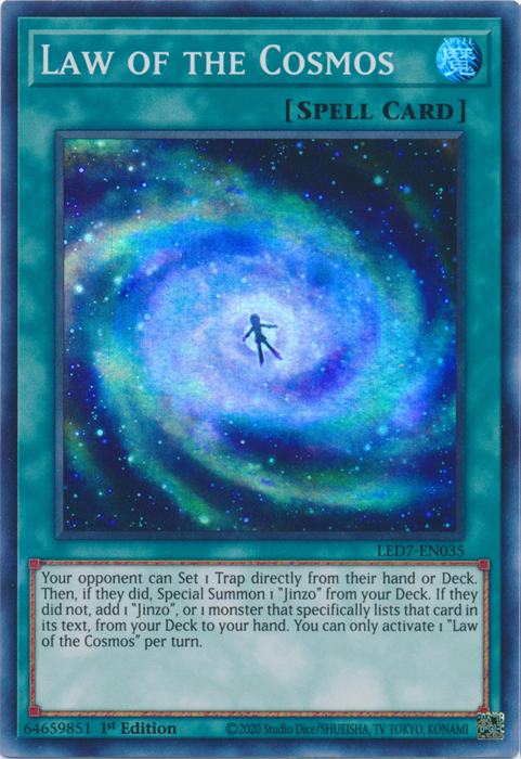 Law of the Cosmos [LED7-EN035] Super Rare | Game Master's Emporium (The New GME)