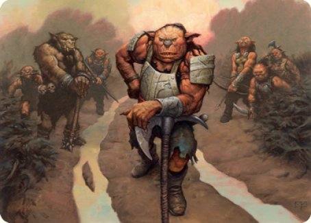 Hobgoblin Bandit Lord Art Card [Dungeons & Dragons: Adventures in the Forgotten Realms Art Series] | Game Master's Emporium (The New GME)