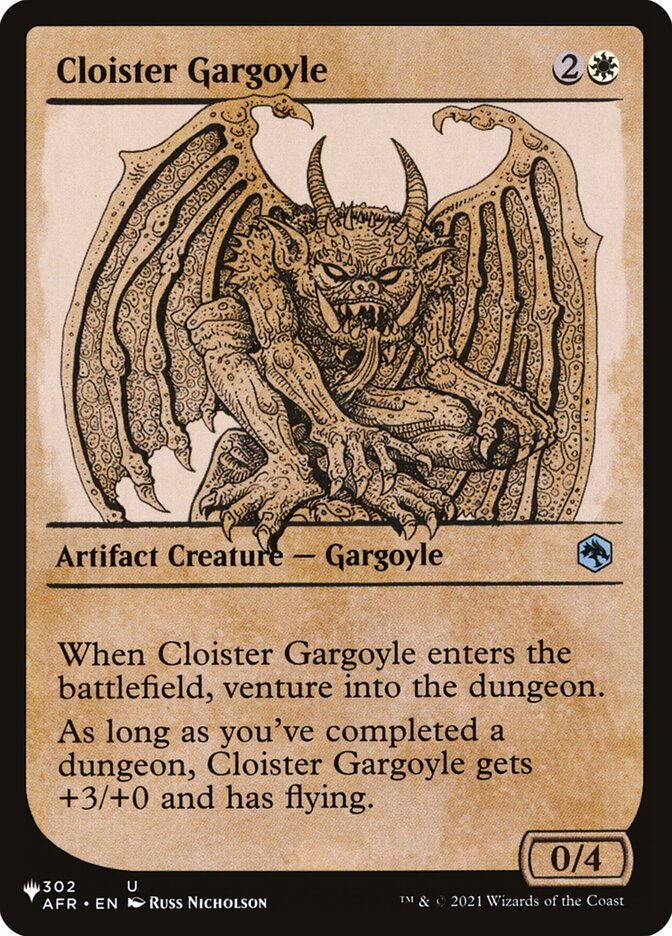 Cloister Gargoyle (Showcase) [The List] | Game Master's Emporium (The New GME)